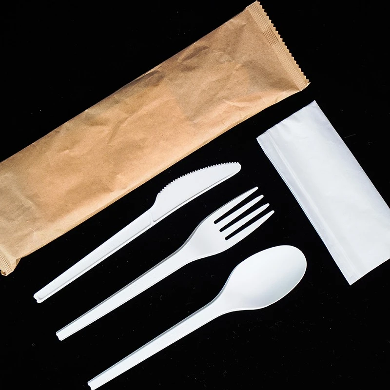 CPLA Compostable Cutlery Set factory